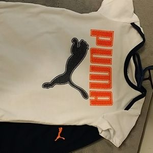 puma onesie pant set